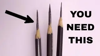 How to Sharpen Pencil Like a Boss ( for drawing )🔥