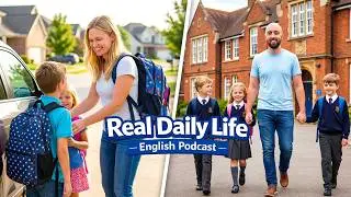 S1 E7: Taking Kids to School & The School Run: Intermediate and Advanced English Vocabulary Podcast