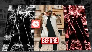 GLOWING FLICKER Effect in kinemaster | KineMaster Tutorial