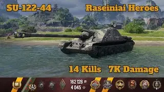 SU-122-44 - 14 Kills, 7K Damage - World of Tanks