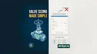How to size Control Valve | Flow Coefficient (Cv) Calculation for Liquids, Gases & Two-Phase Flow