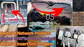 Redmi 8 Network Problem | Redmi 8 No Service Problem | Redmi 8 insert Sim Problem
