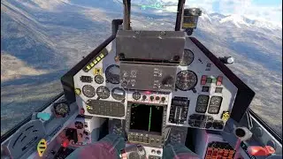 Первый вылет на Мираж 4000 в VR шлеме в War Thunder. СБ режим.