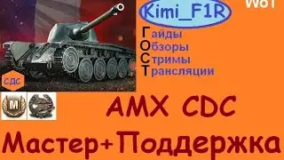 AMX CDC (СДС). Карта Тундра. Знак класности Мастер и медаль Поддержка.