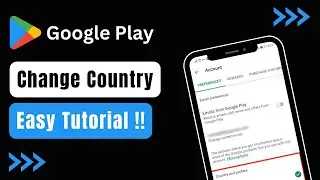 How to Change Google Play Store Country !
