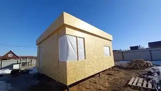 24 день стройки,фасад