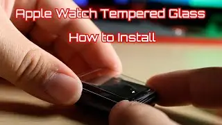 Tempered Glass Screen Protector For Apple Watch ⌚️ ☑️(How to install) 