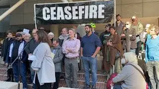 Press Conference, Portland Palestinians and Jews Call for Ceasefire, End Blockade of Gaza, Part 11