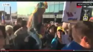 Пикет против войны с Украиной в Москве