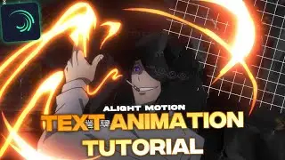 Text animation tutorial (zneptun inspired) | Alight Motion Tutorial