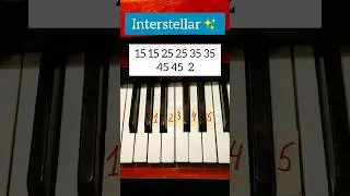 Interstellar - на фортепиано  #пианино #музыка #туториал #кавер #обучение #интерстеллар