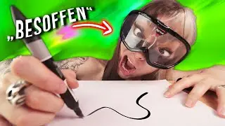 Painting while drunk!🥴🍻 Is that okay?!🤢 | ALCOHOL GLASSES