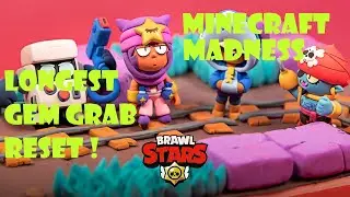 Gem Grab Funny Gameplay | Brawl Stars | MineCraft Madness (2019)