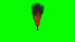 Fire Sword, Imaginary  weapon w/ Glow Fire Smoke FX| Green Screen| Free for personal use