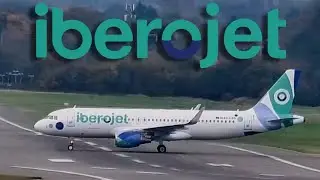 Iberojet Airbus A320-200 LANDING 🛬 Birmingham Airport ( BHX )