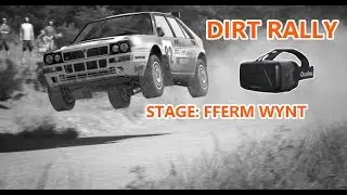 Dirt Rally - Stage: Fferm Wynt - Oculus Rift DK2 Gameplay!!!