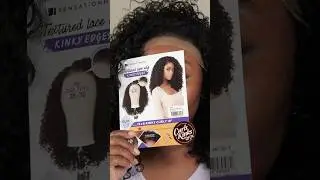 SENSATIONNEL KINKY EDGES KINKY BOB 14"  LACE FRONT SYNTHETIC WIG
