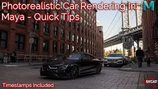 Photo Realistic Car Rendering For Maya - Quick Setup