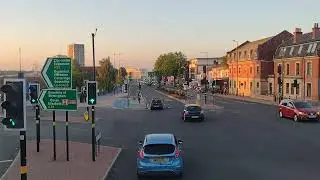 Evening Ride On Bus 63 From Northfield To Birmingham City Centre