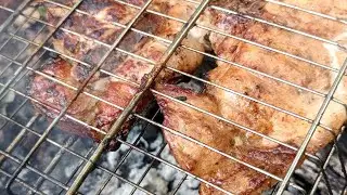 ЛЕТНИЙ ПИКНИК НА РЕКЕ. ЖАРЮ АРМЯНСКИЙ ШАШЛЫК!