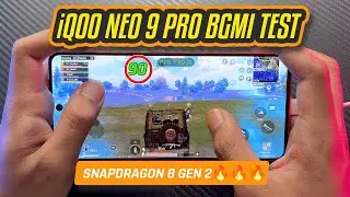iQOO Neo 9 Pro BGMI TEST 🔥 Best Device for 90 FPS?