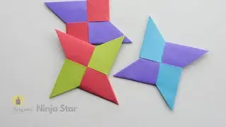 Origami Ninja Star | How to Make Origami Ninja Star | DIY