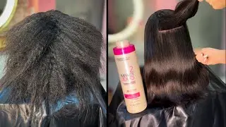 Alisamento sem formol em cabelo crespo