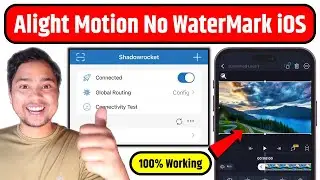 How to Remove Alight Motion Watermark in iPhone | Alight Motion Shadowrocket iOS | Alight Motion