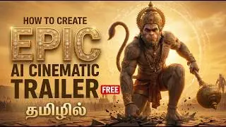 EPIC AI Cinematic Trailer in Tamil 😱🔥 (100% FREE Veo3 Method)