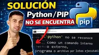 SOLUCIÓN ! PYTHON/ PIP no se RECONOCE como comando interno o externo 😱 [WINDOWS]