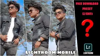 white and blue Lightroom photo editing toturial mobile // presets download free