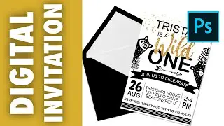 HOW TO MAKE DIGITAL PARTY INVITATION IN PHOTOSHOP