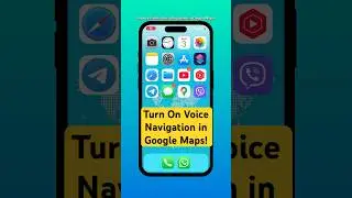 How to Turn On Voice Navigation in Google Maps! 