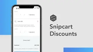 Snipcart Tutorial - Configure E-Commerce Discounts