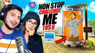 Kiara Challenged Me 😱😡 Against 6 💻 Player 😲||  Lost 7-0 ? 