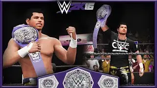 WWE 2K16 New WWE Cruiserweight Championship Title