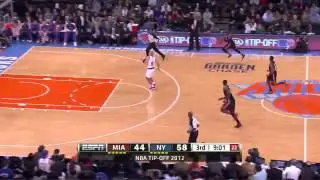 Dwyane Wade highlights vs Knicks 02/11/12 15 points