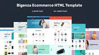 Bigenza - Ecommerce Shopping Cart Business HTML Template | Themeforest Website Templates and Themes