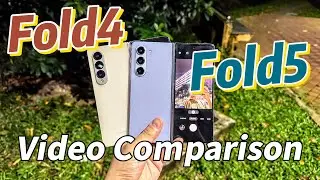 Samsung Galaxy Z Fold 5 vs Fold 4 Low Light Video Camera Comparison: Better Than You Thought!