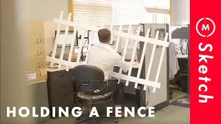 Holding A Fence | Messenger Sketch