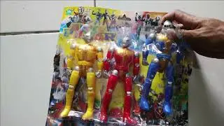 bermain mainan ultramen dan unboxing mainan ultramen warna warni