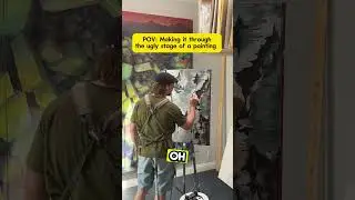POV: The ugly stage of a painting be like