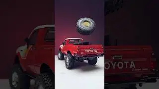 First power on of 1982 Toyota Pickup based on Trail Finder 2 chassis by RC4WD #remotecontrol #rccar