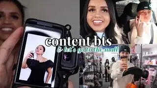 VLOG (GRWM, GO TO THE MALL & BTS OF SHOOTING CONTENT)