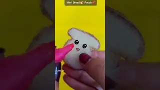 ✨️🍞 DIY squishy bread 🐻✨️ #shorts