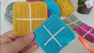 Oh my god I knitted it and it got everyone's attention easy crochet⚡1 günde 50 tane ör sat muhteşem