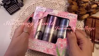 [ASMR] I no longer force things what flows what | Vintage Journal | #asmr #journal #scrapbook