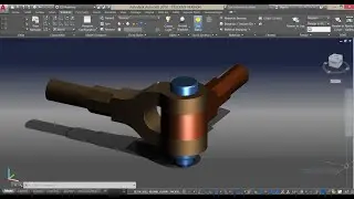 Knuckle Joint in AutoCAD 2018 (Mechanical Drawing)
