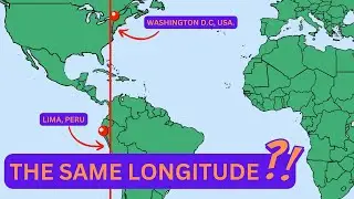 You won't Believe that these Cities are on the same Longitude!