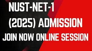 NUST Test Online Preparation I NUST NET 1 Preparation I How to Prepare NUST NET I NUST Admission